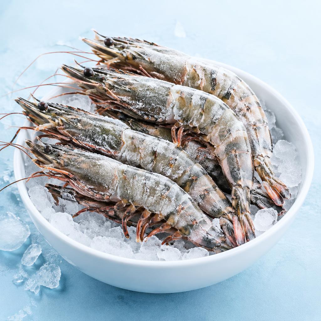 Crevete tigrat cu coajă — Pește și fructe de mare